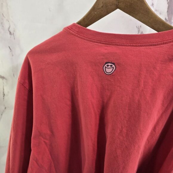 Life Is Good T Shirt Mens XL Snowman Red Tee Long Sleeve Classic Fit Together - Picture 6 of 12